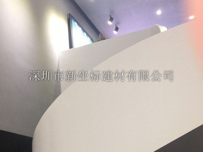 售楼部人造石楼梯扶手及墙面